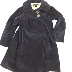 Marc By Marc Jacobs  Corduroy Pea Coat - Navy
